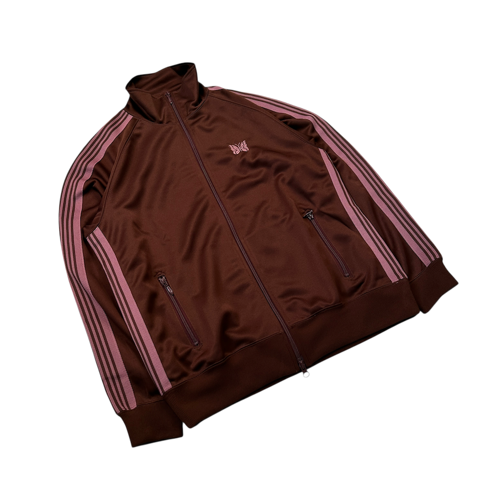 (NEW) NEEDLES H.D TRACK JACKET - BROWN