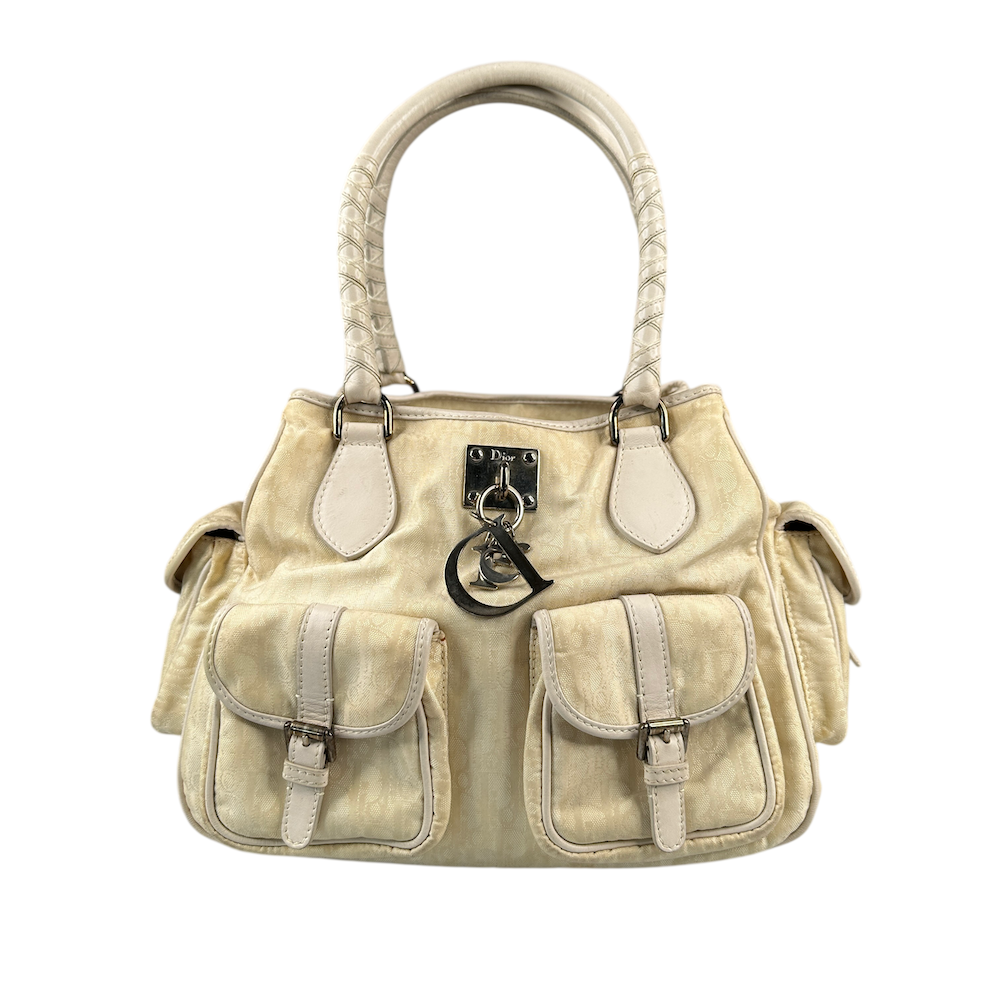 DIOR 2007 MONOGRAM CANVAS MULTI-POCKET BAG