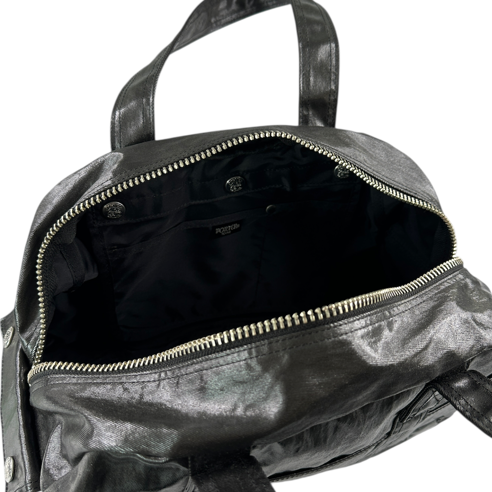 PORTER COATED CANVAS BOSTON BAG