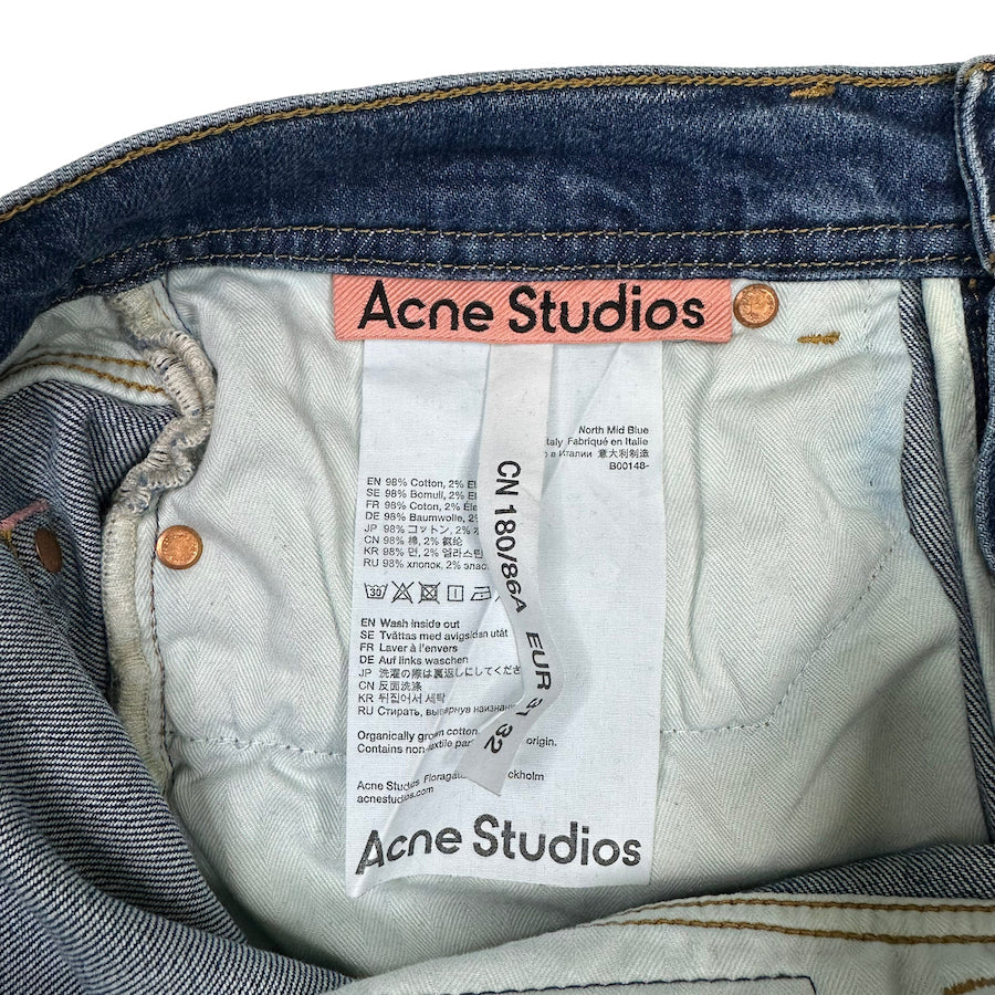 ACNE STUDIOS NORTH MID BLUE JEANS