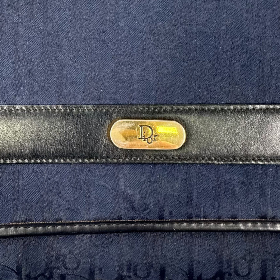 DIOR MONOGRAM NAVY CLUTCH BAG