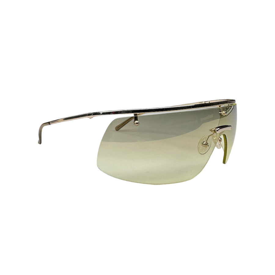 (NEW) CELINE SC1045 RIMLESS SHIELD SUNGLASSES