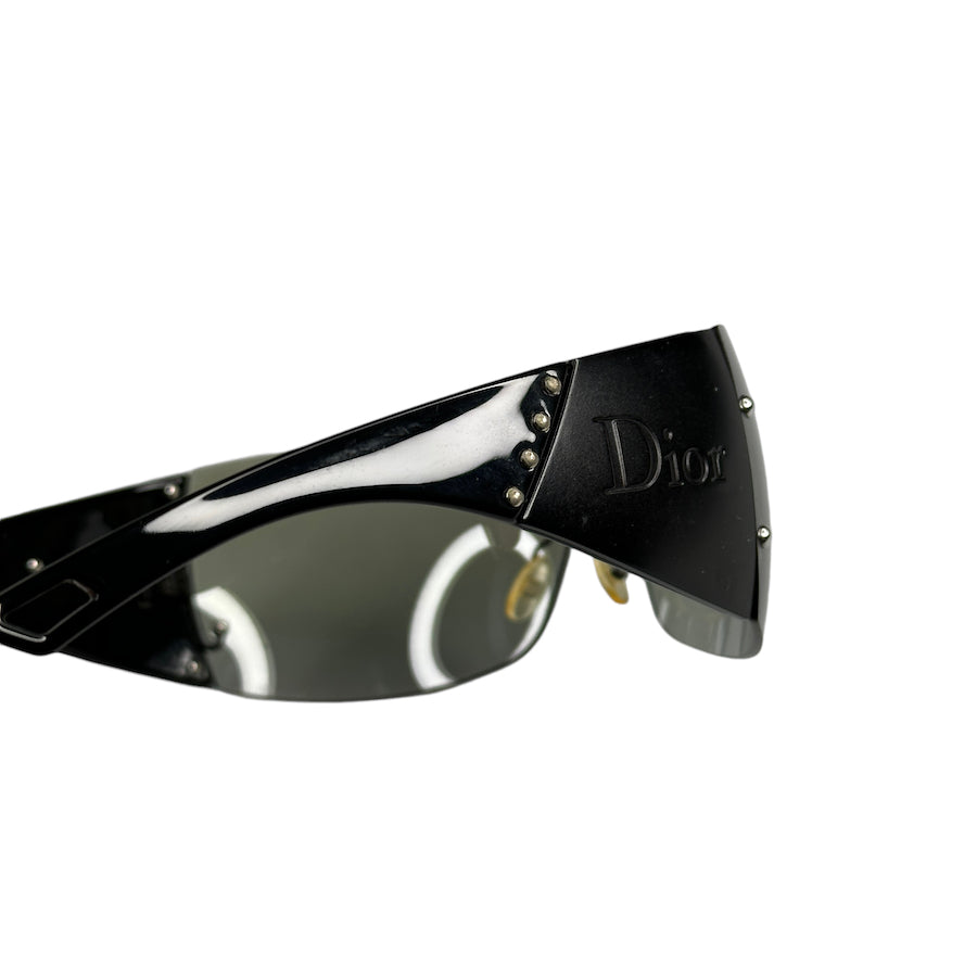 DIOR DIORITO 2 SHIELD SUNGLASSES - BLACK