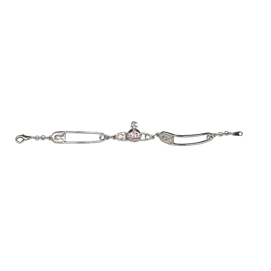 VIVIENNE WESTWOOD SAFETY PIN SILVER BRACELET