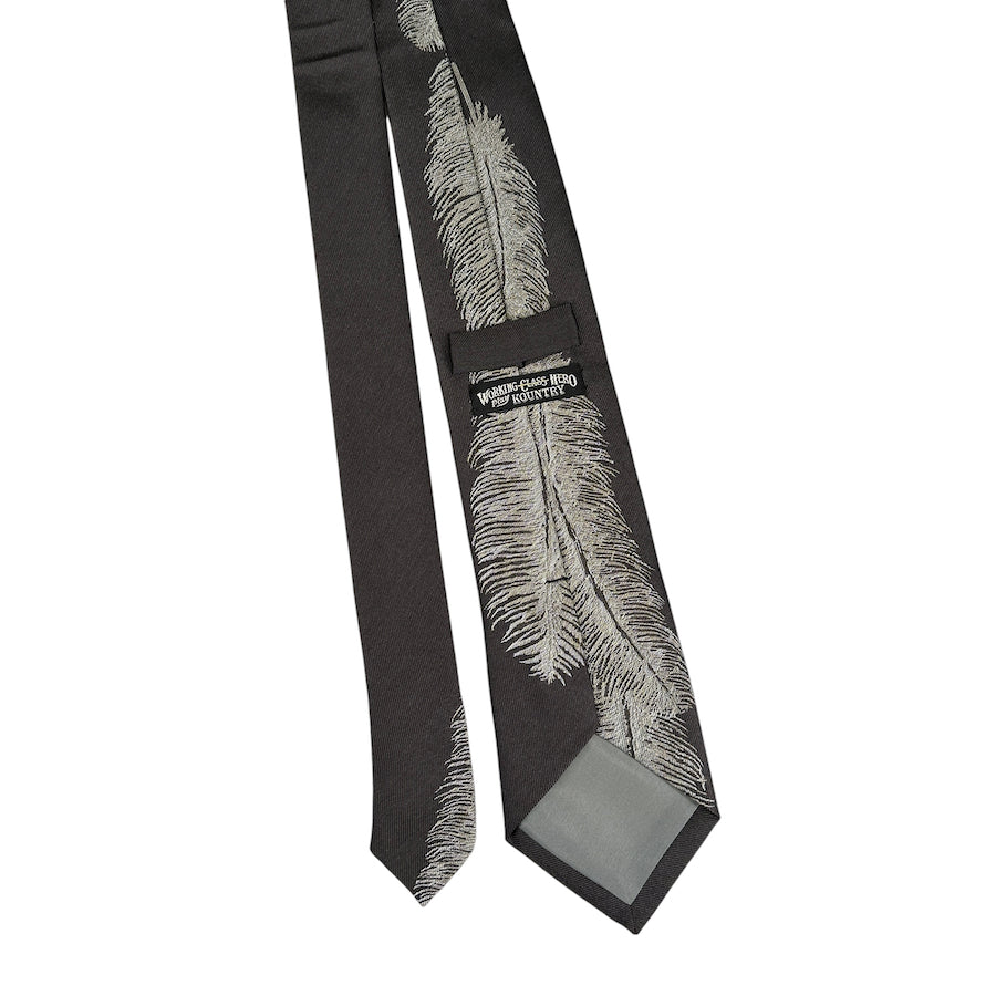 (BRAND NEW) KAPITAL SILK TWILL FEATHER TIE