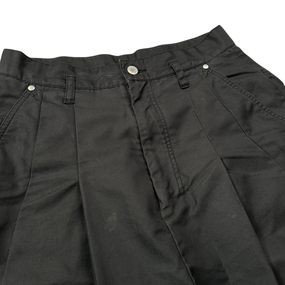 (S) SHINYA KOZUKA HI BAGGY PANTS - BLACK