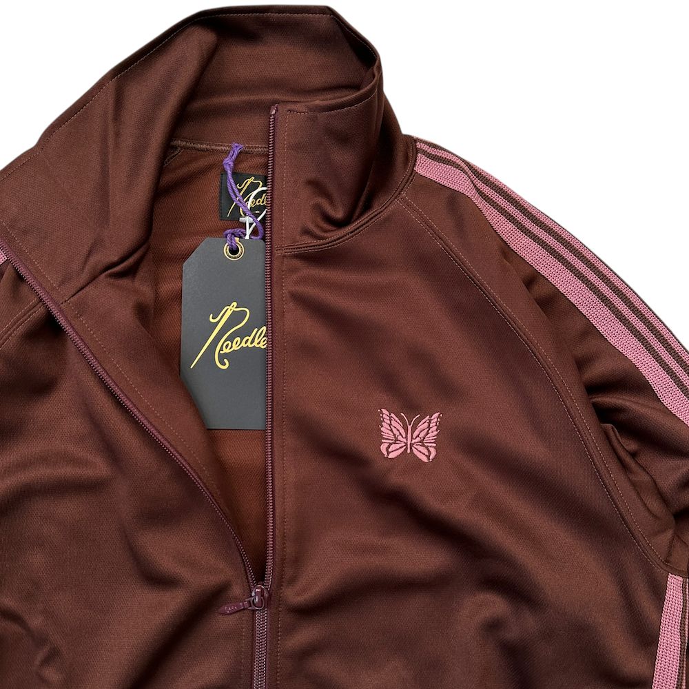 (NEW) NEEDLES H.D TRACK JACKET - BROWN