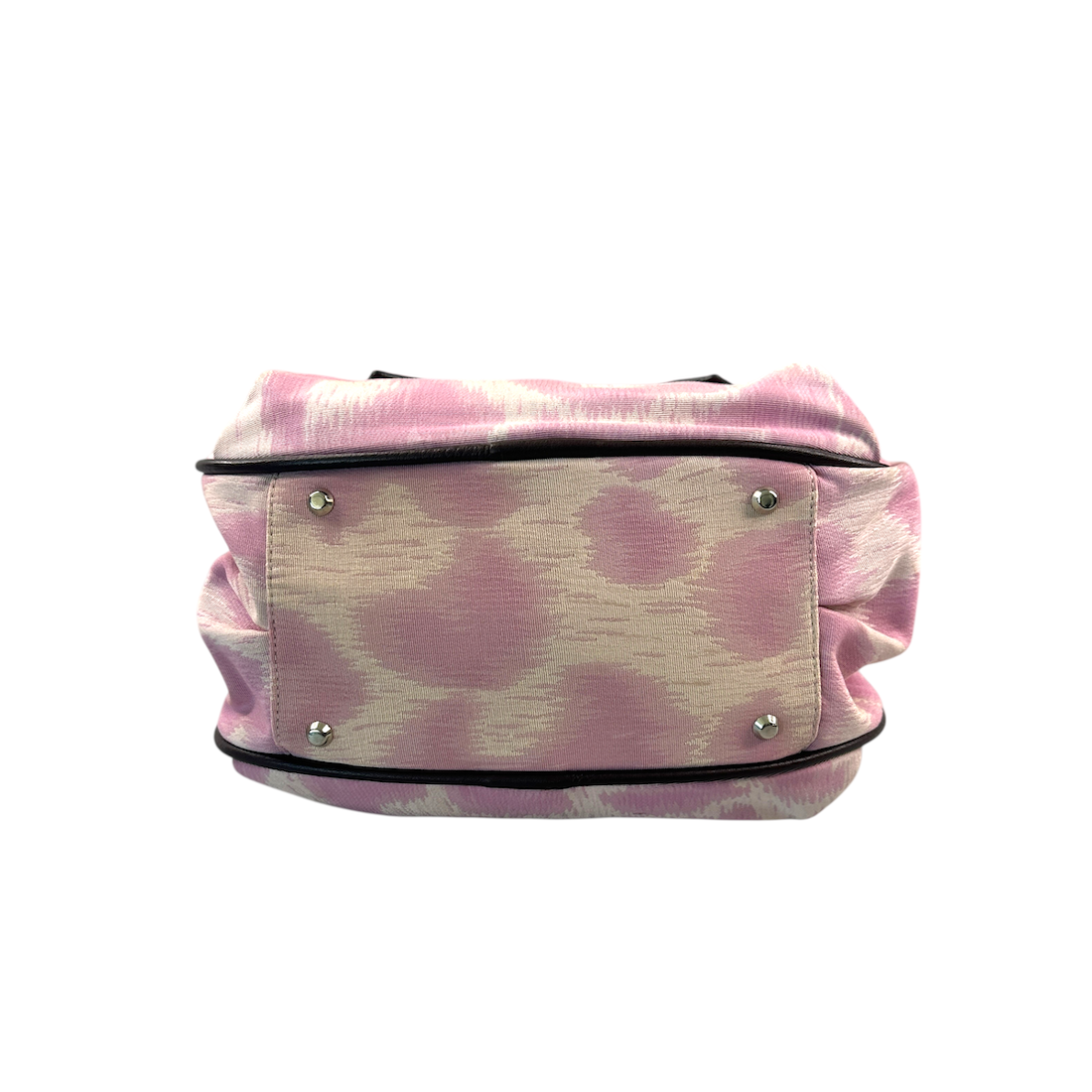 VIVIENNE WESTWOOD CANVAS LEOPARD PRINT CANVAS BAG