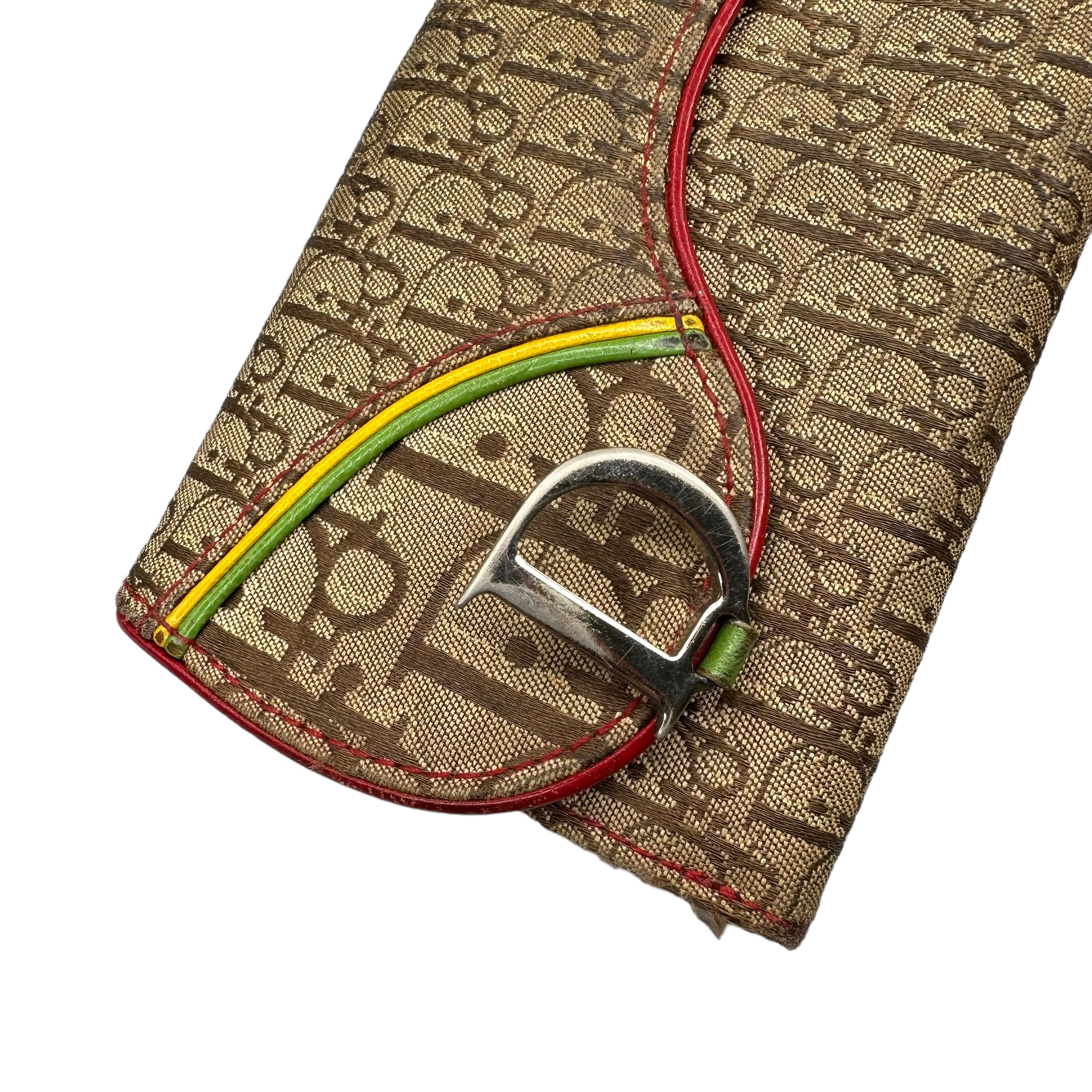 DIOR 2004 RASTA MONOGRAM WALLET