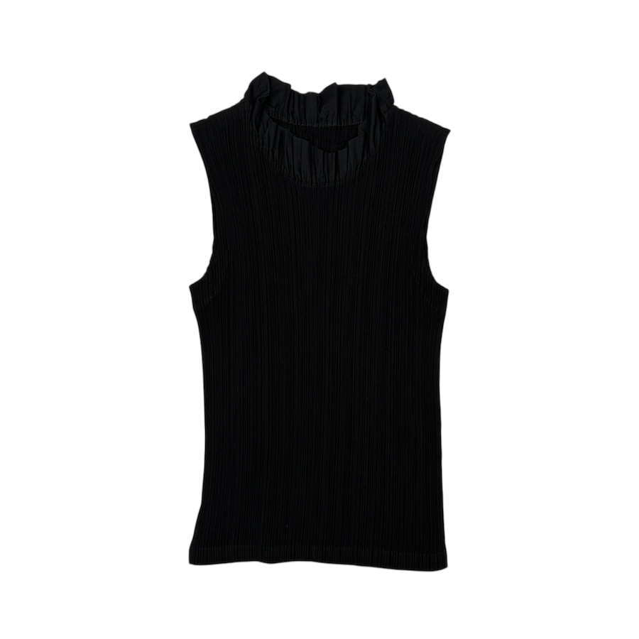 (2) ISSEY MIYAKE WHITE LABEL MOCK-NECK TANK