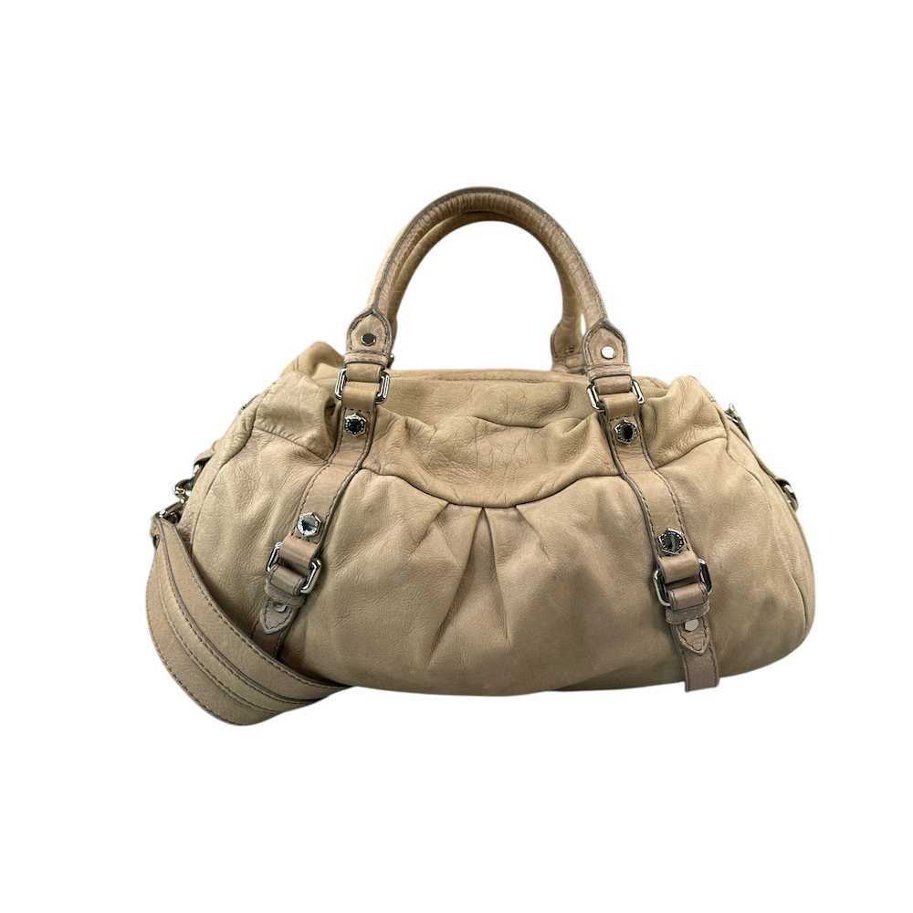MARC JACOBS SLOUCHY 2-WAY SHOULDER BAG - TAN