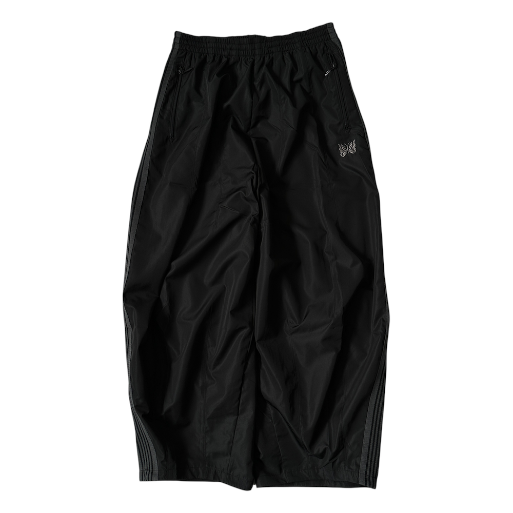 (NEW) NEEDLES H.D NYLON TRACK PANTS - BLACK