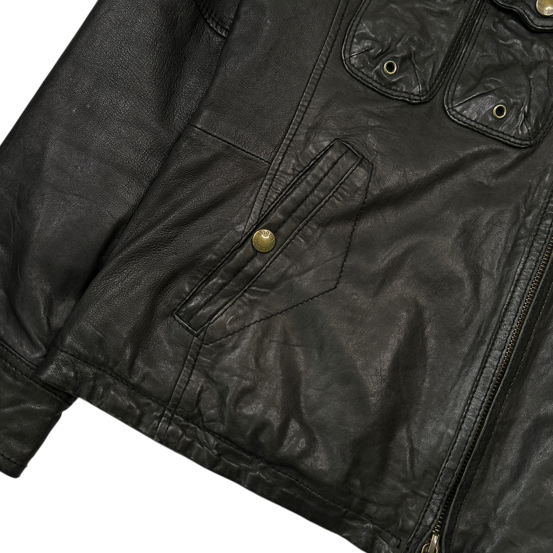 AVIREX LEATHER FLIGHT JACKET