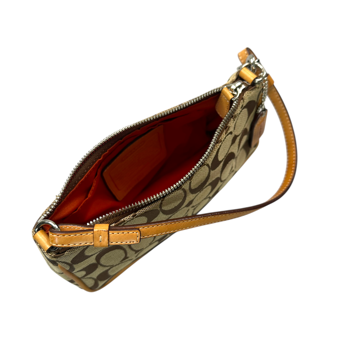 COACH MINI DEMI POCHETTE BAG - TAN