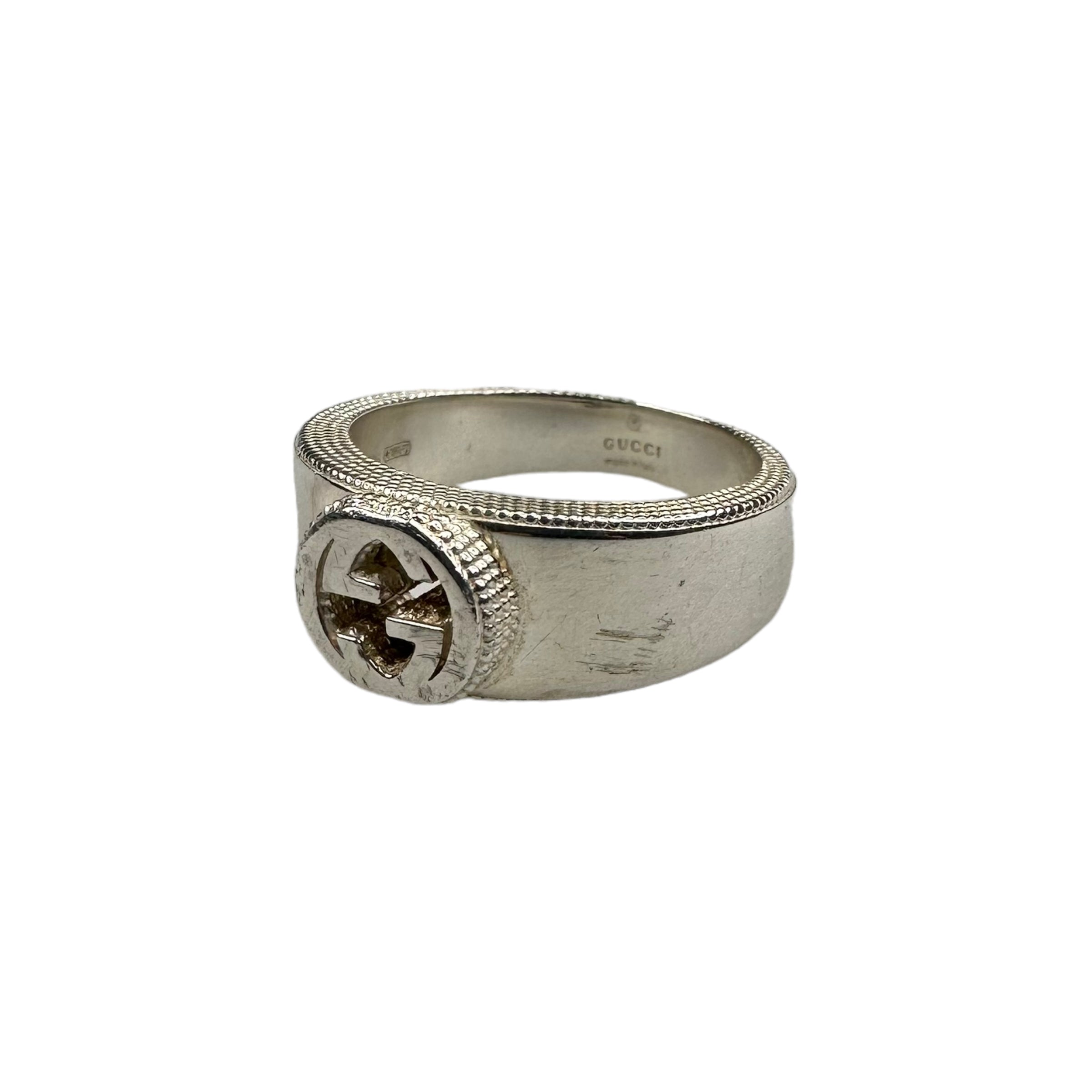 GUCCI INTERLOCKING G RING