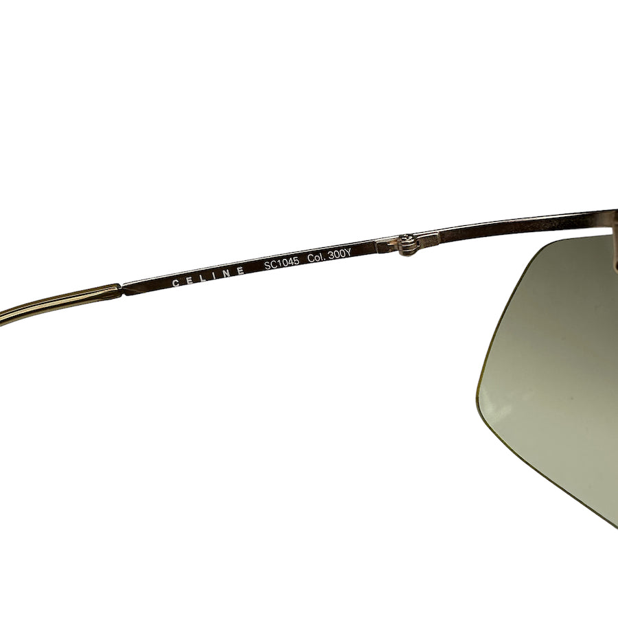 (NEW) CELINE SC1045 RIMLESS SHIELD SUNGLASSES