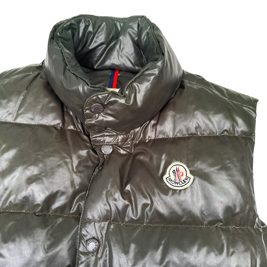 (1) MONCLER FOREST GREEN DOWN VEST