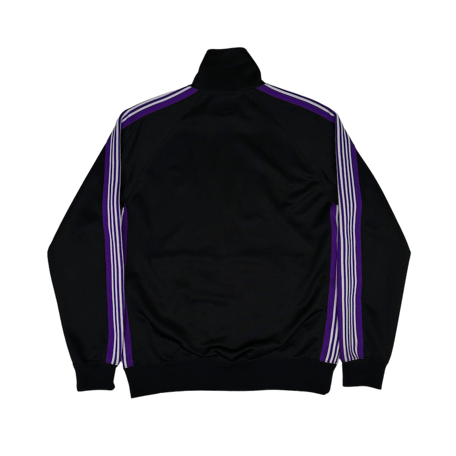 NEEDLES X PAPERBOY TRACK JACKET - BLACK / PURPLE