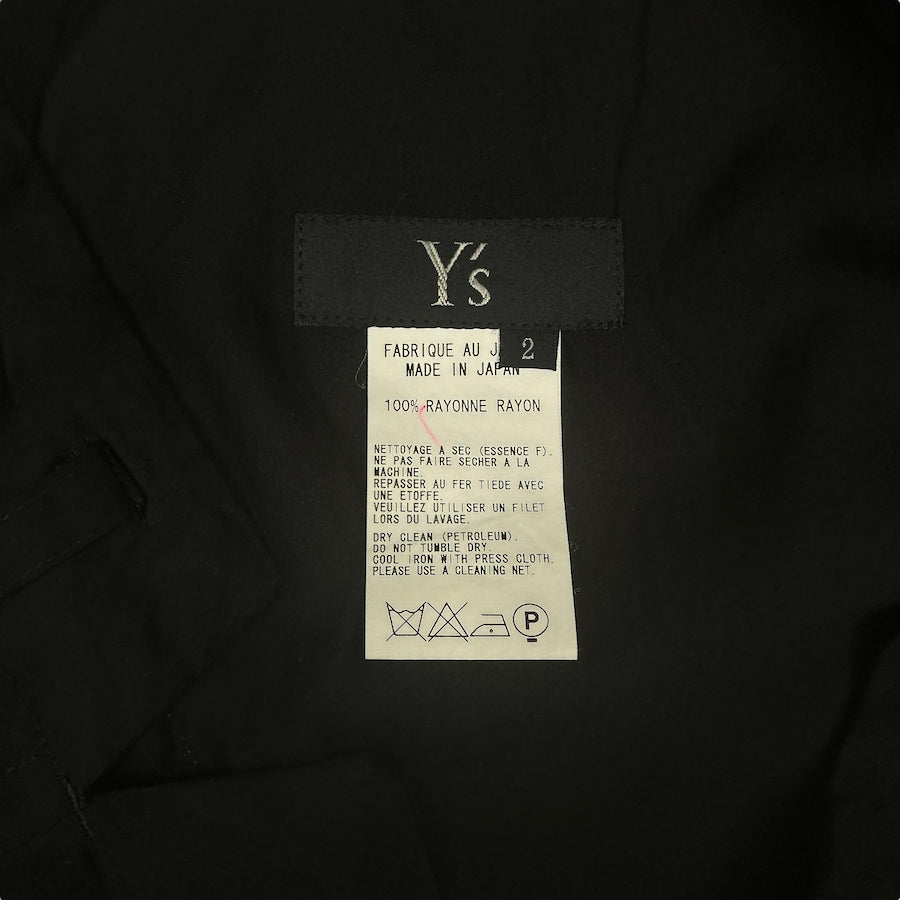 YOHJI YAMAMOTO Y'S LIGHTWEIGHT WIDE LONG SHORTS