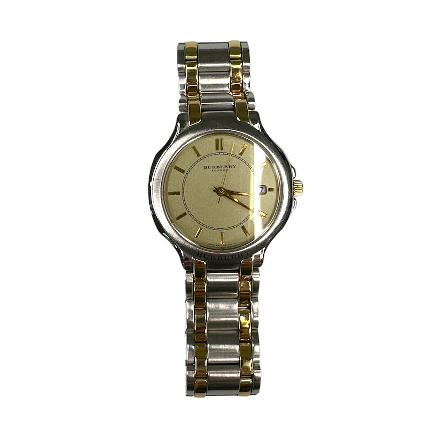 BURBERRY TWO-TONE SOLAR CELL WATCH