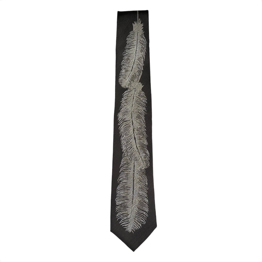 (BRAND NEW) KAPITAL SILK TWILL FEATHER TIE