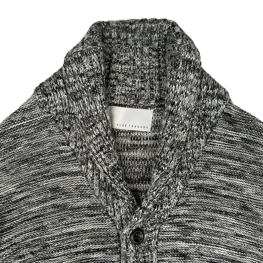TORNADO MART BUTTON UP CARDIGAN - GREY