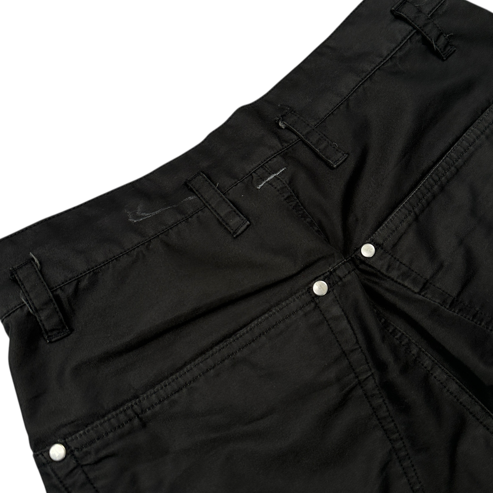 (S) SHINYA KOZUKA HI BAGGY PANTS - BLACK