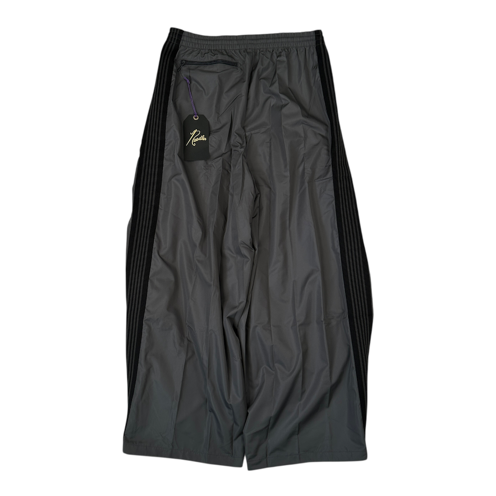(NEW) NEEDLES H.D NYLON TRACK PANTS - GREY