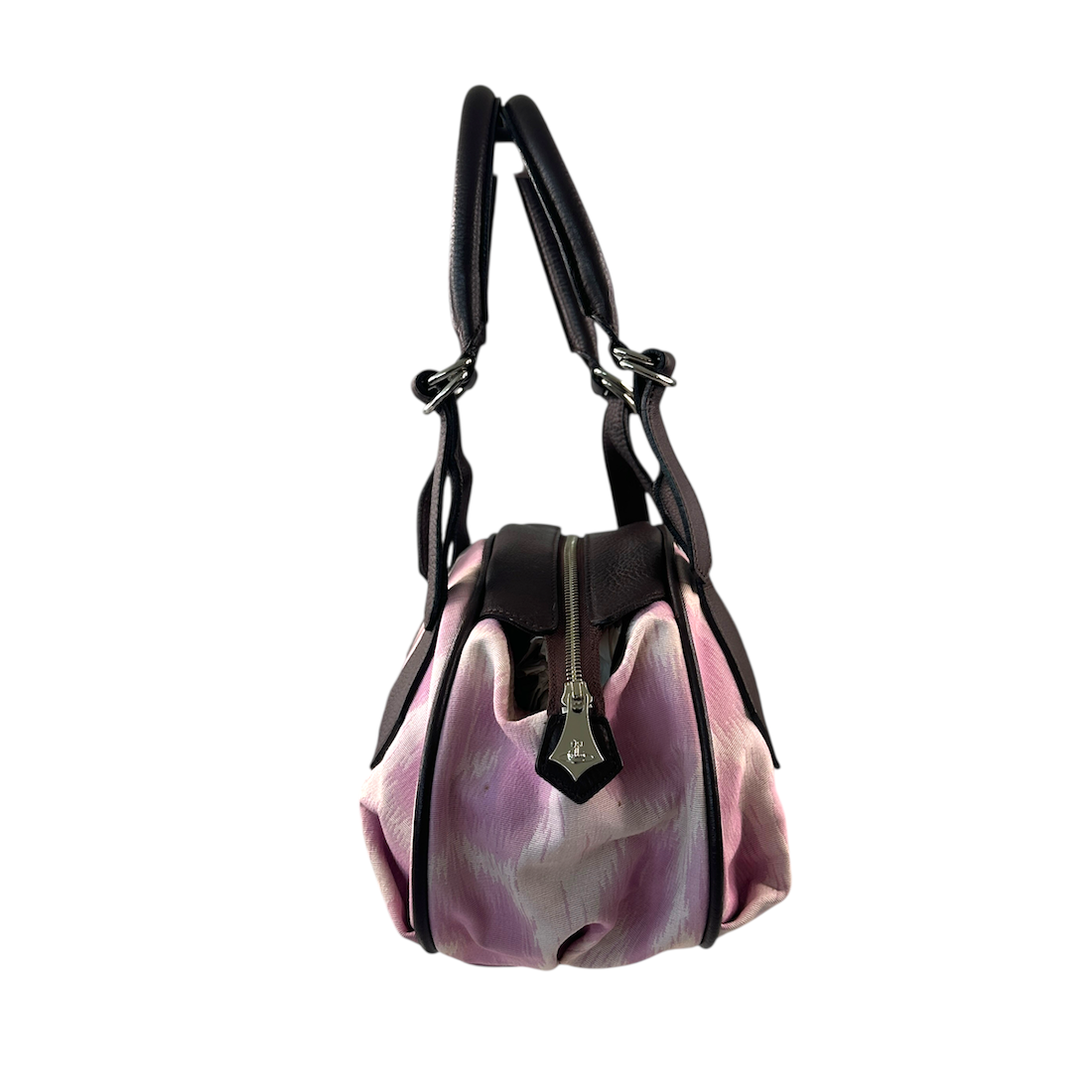 VIVIENNE WESTWOOD CANVAS LEOPARD PRINT CANVAS BAG