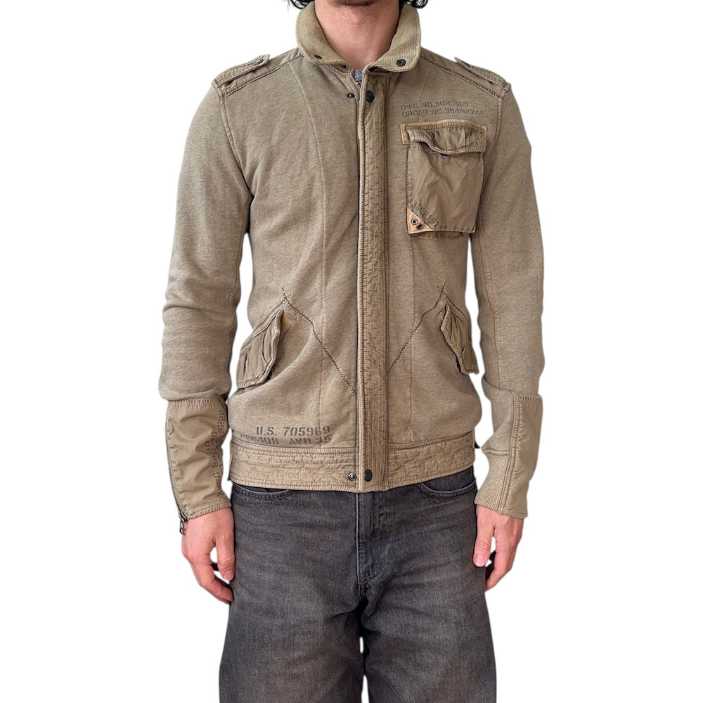 AVIREX COTTON-NYLON MILITARY FLIGHT JACKET