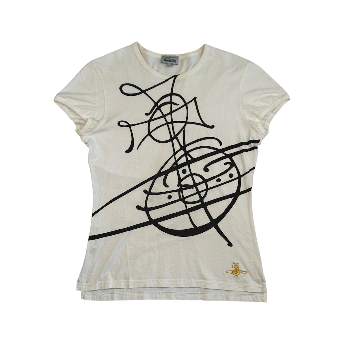 (M) VIVIENNE WESTWOOD MAN T-SHIRT - WHITE