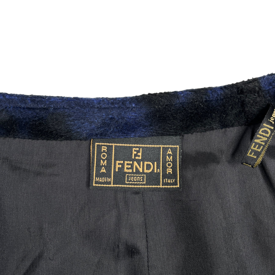 FENDI SKIRT - BLACK/BLUE