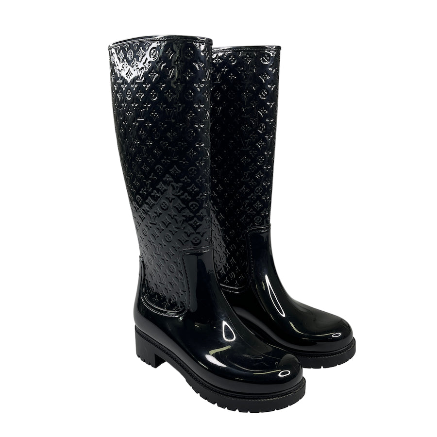 LOUIS VUITTON MONOGRAM GUM WELLINGTON BOOTS