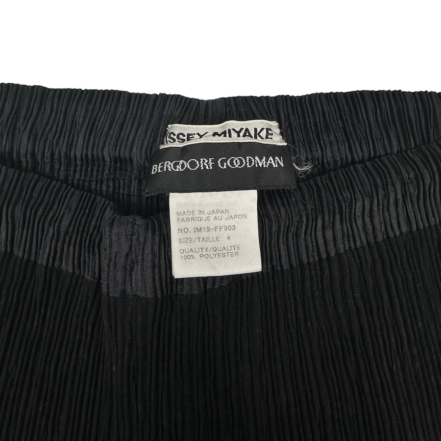 ISSEY MIYAKE BERGDORF GOODMAN EXCLUSIVE PLEATS PLEASE PANTS - BLACK