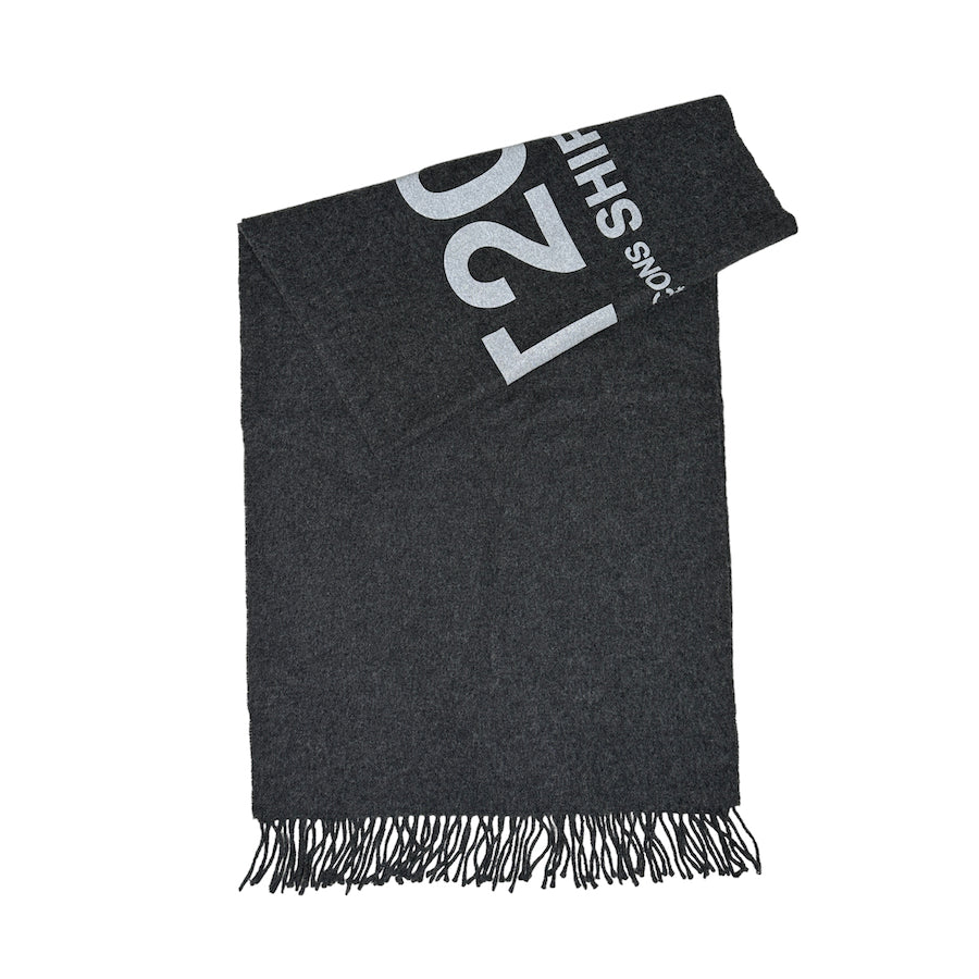 COMME DES GARCONS SHIRT "2020" SCARF - GREY