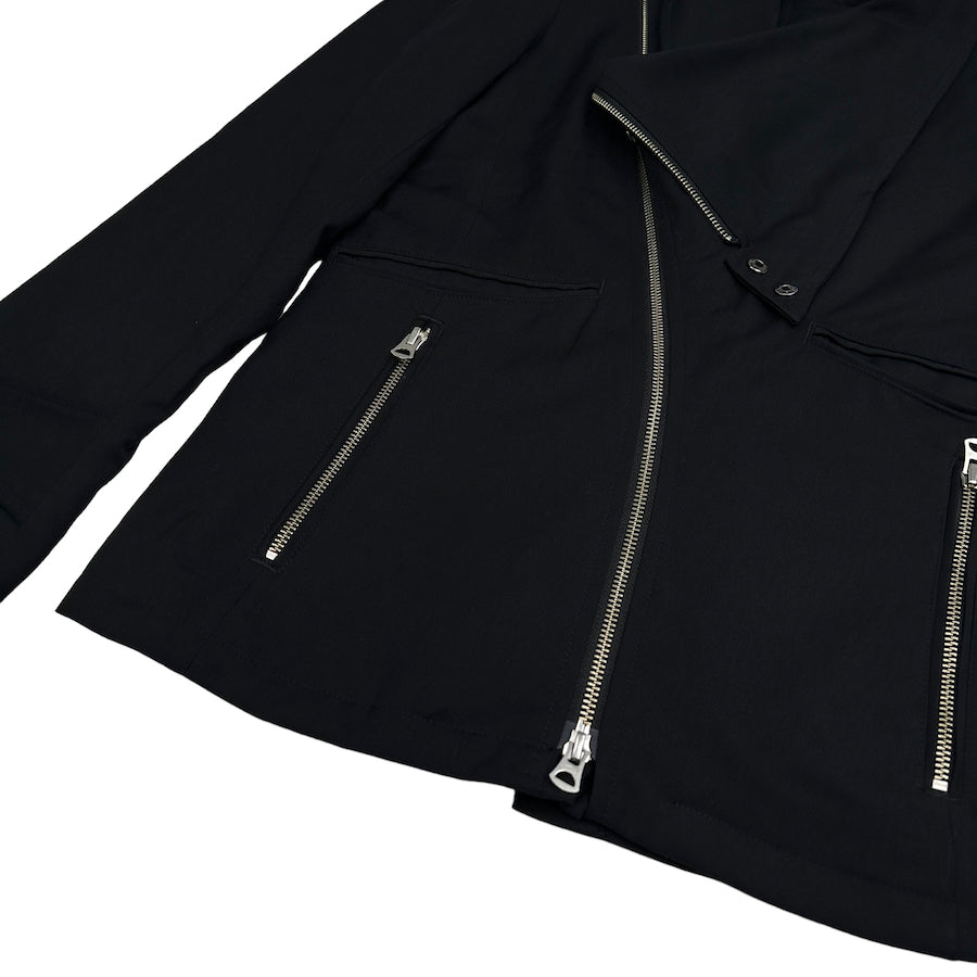 TORNADO MART ASYMMETRICAL ZIP UP JACKET