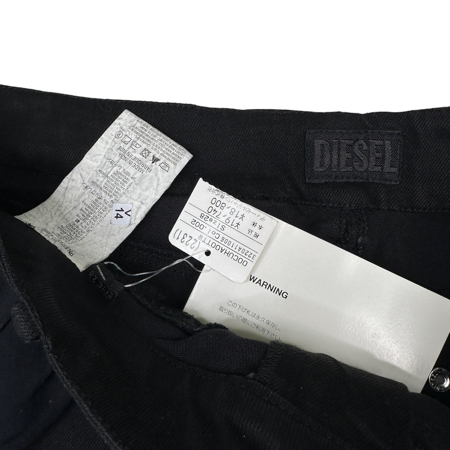 (BRAND NEW) DIESEL BLACK DENIM MINI SKIRT