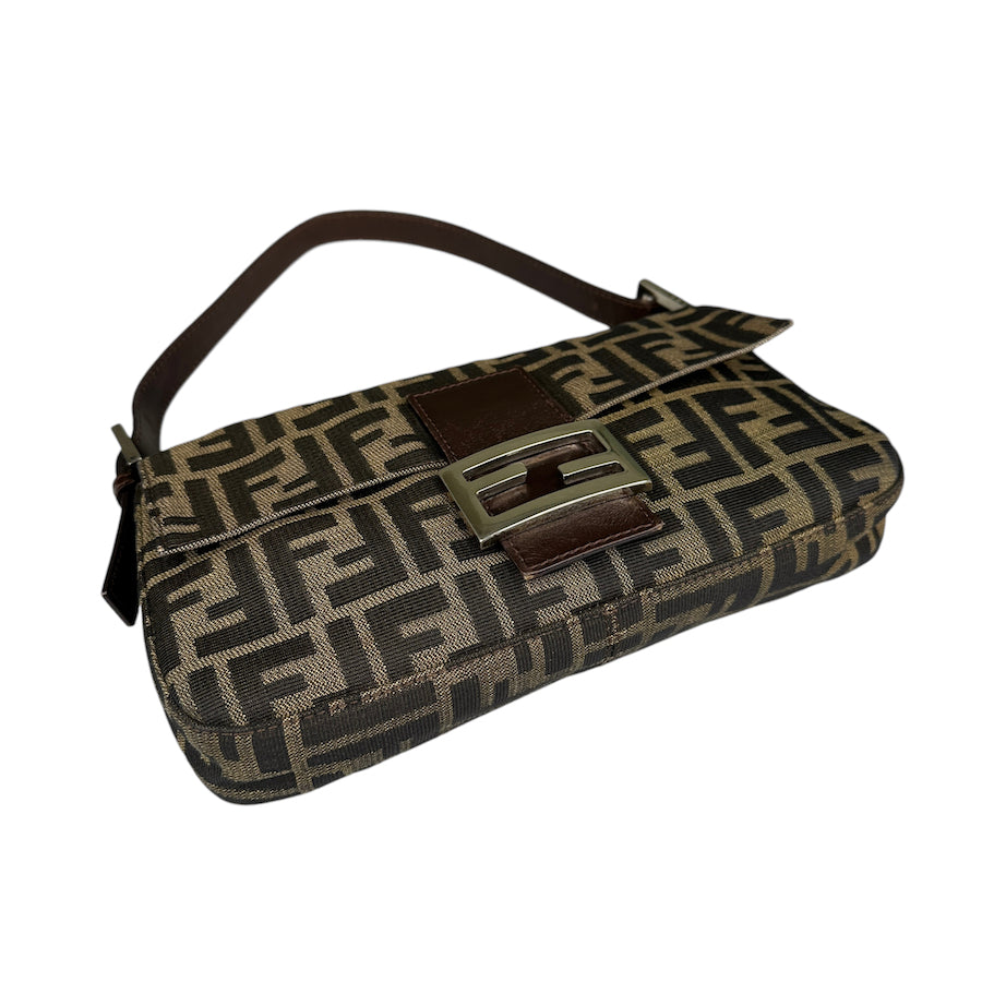 FENDI ZUCCA CANVAS BAGUETTE BAG