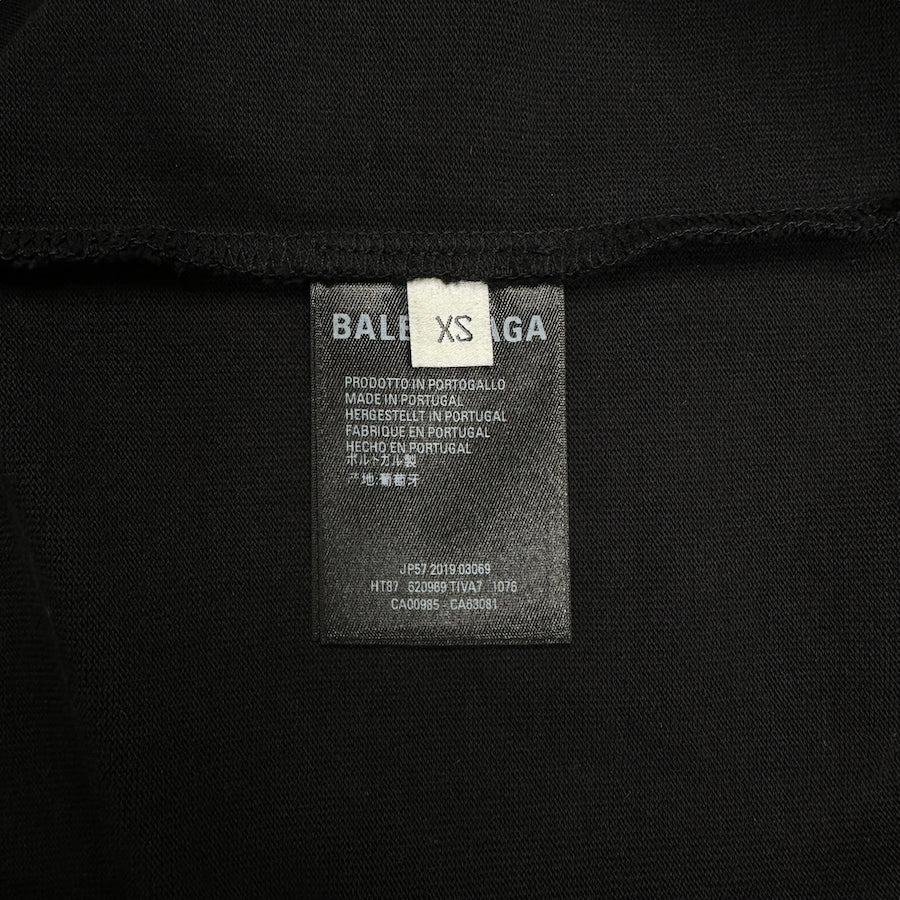 BALENCIAGA "X-RATED" OVERSIZED TEE - BLACK