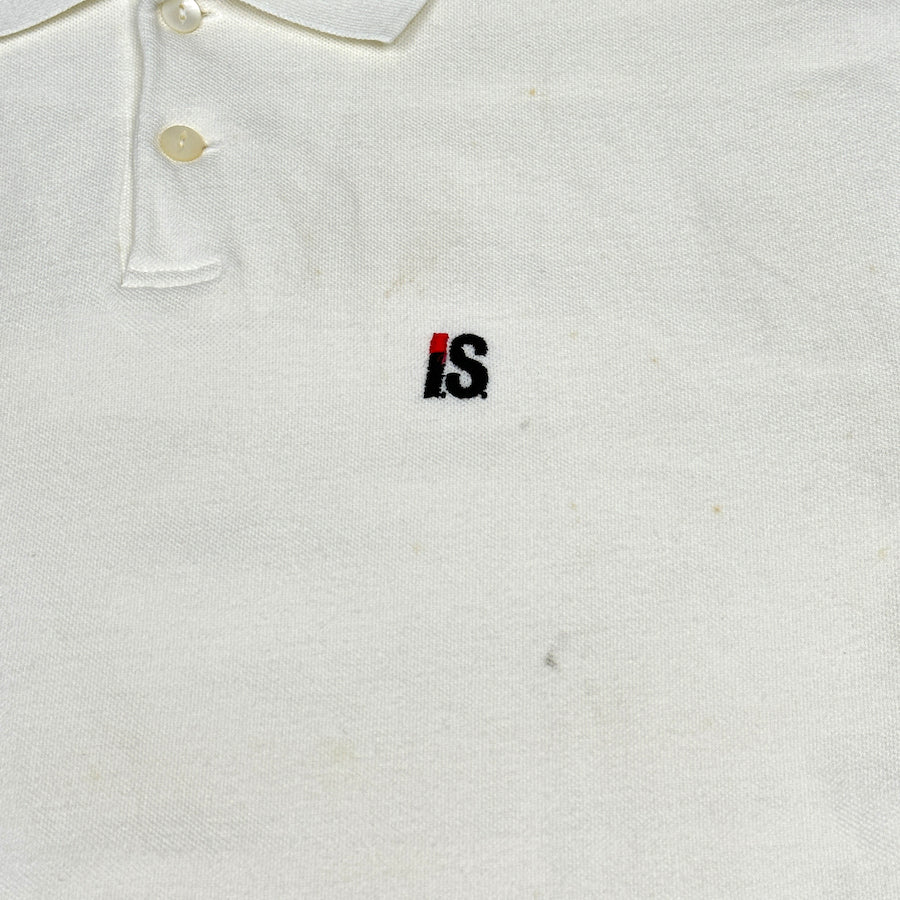 ISSEY MIYAKE SHORT SLEEVE POLO - WHITE