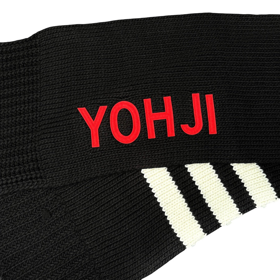 ADIDAS Y3 YOHJI YAMAMOTO LOGO SCARF - RED / WHITE / BLACK