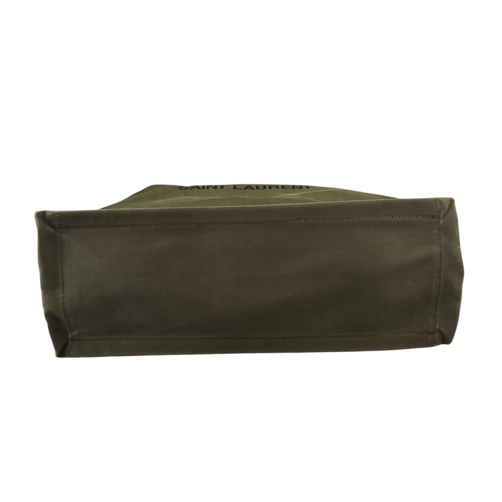 SAINT LAURENT RIVE GAUCHE TOTE BAG - GREEN