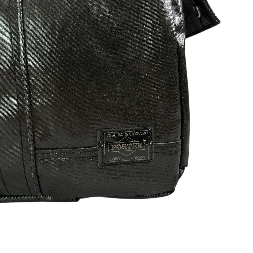 PORTER COATED CANVAS BOSTON BAG