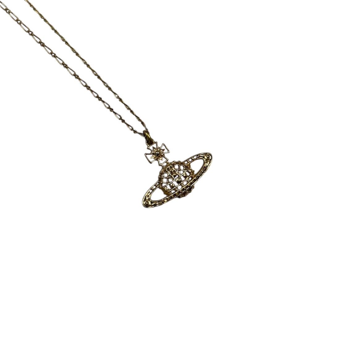 VIVIENNE WESTWOOD MAYFAIR BAS RELIEF NECKLACE - GOLD PLATED