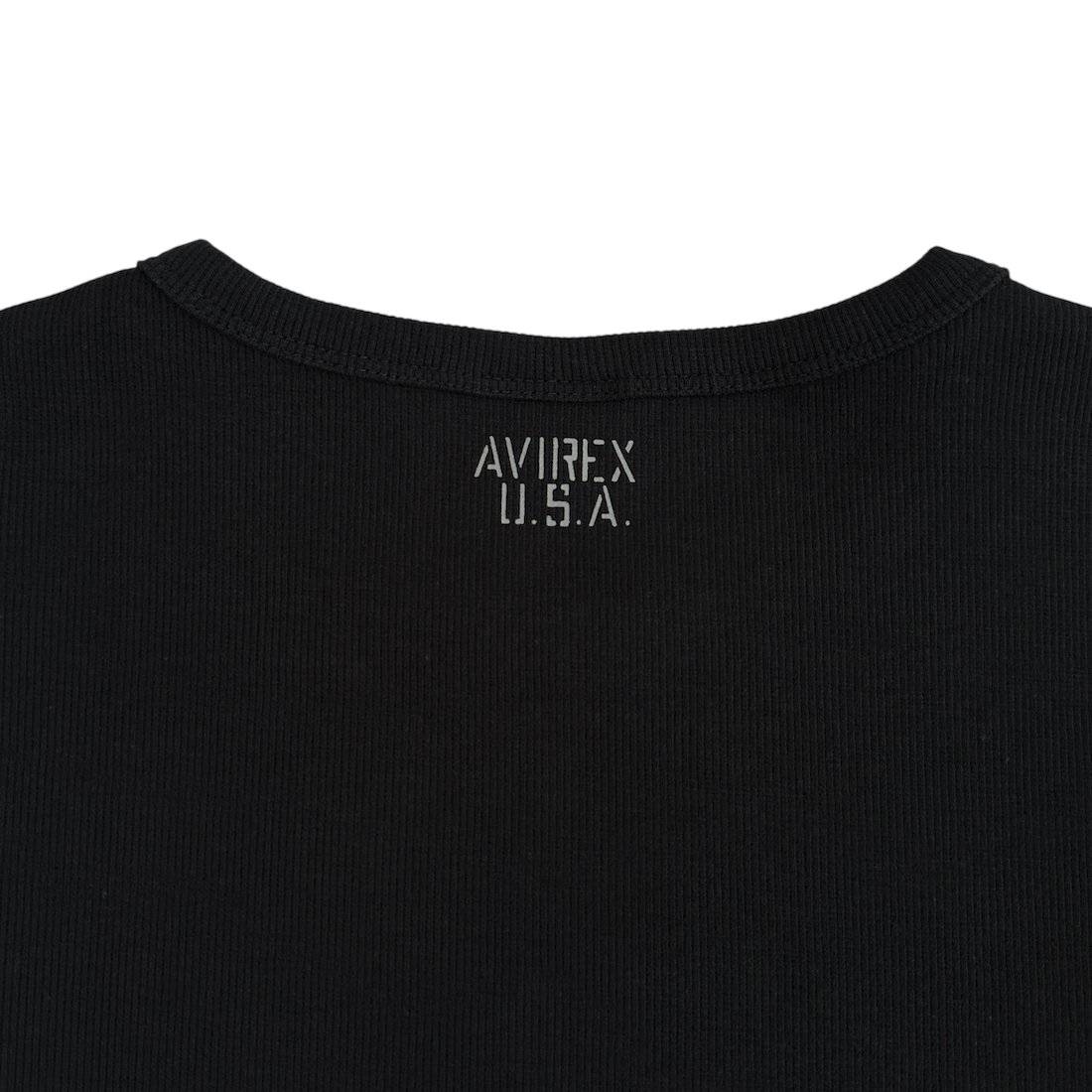 (NEW) AVIREX EVERY DAY T-SHIRT - BLACK