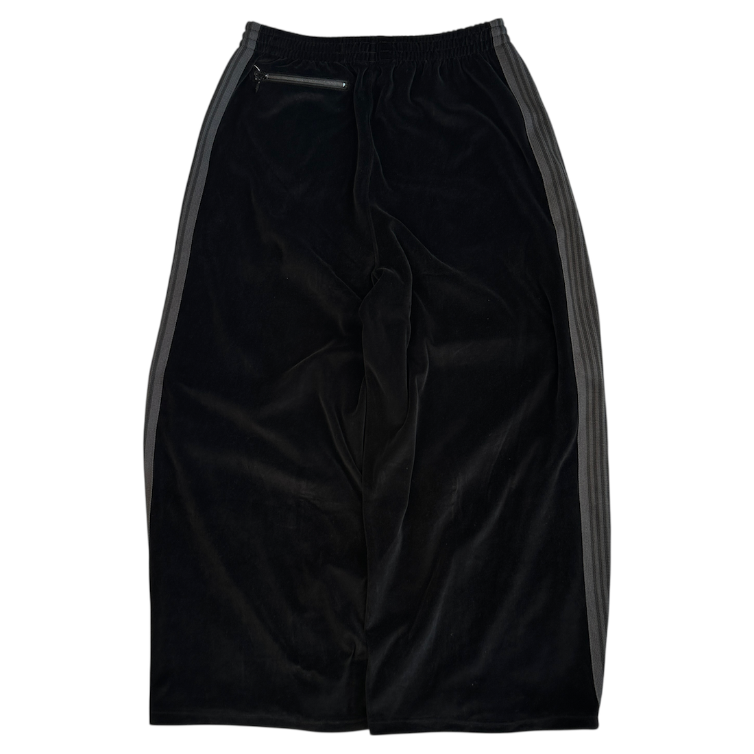 (NEW) NEEDLES H.D. VELOUR TRACK PANTS - BLACK