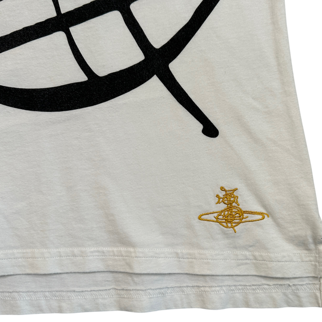(M) VIVIENNE WESTWOOD MAN T-SHIRT - WHITE