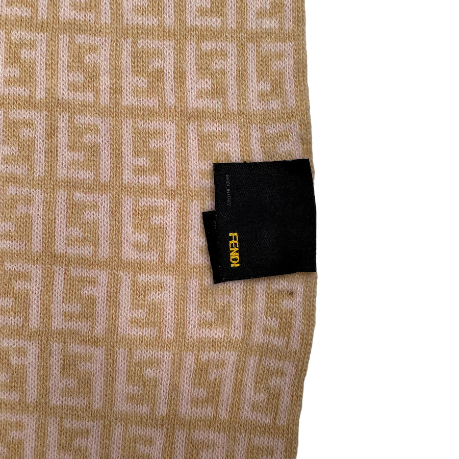 FENDI ZUCCHINO MONOGRAM SCARF