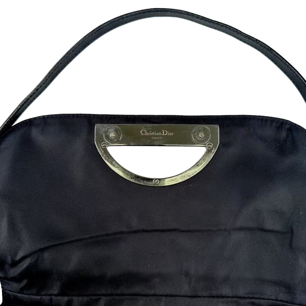 DIOR 1999 BLACK MALICE SHOULDER BAG