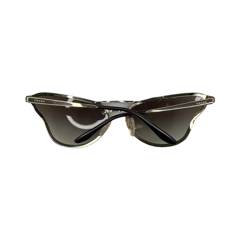 PRADA 74V BUTTERFLY GOLD FRAME SUNGLASSES